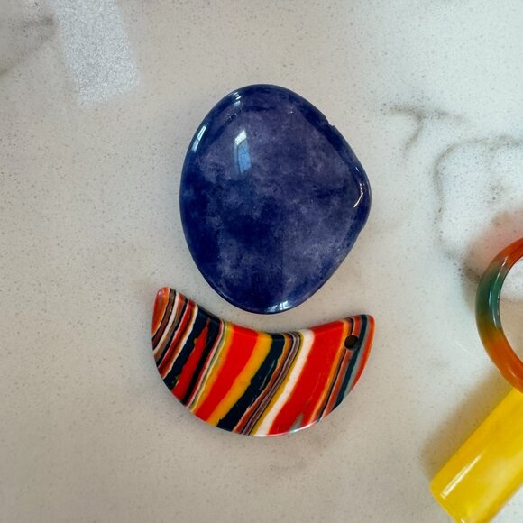 Crystal and Gemstone Pendant Lot - Picture 6 of 9